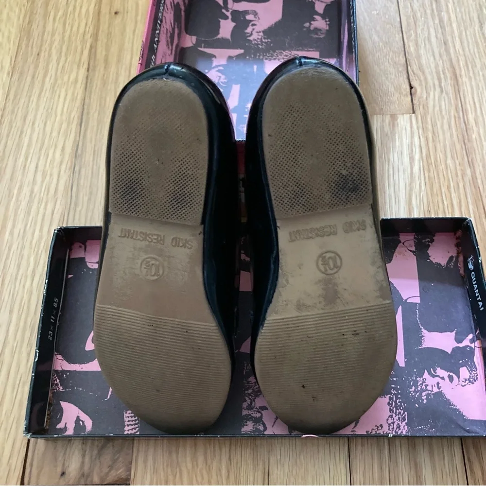 Vintage RARE 1993 Barbie 35th anniversary patent flats little girls size 10.5